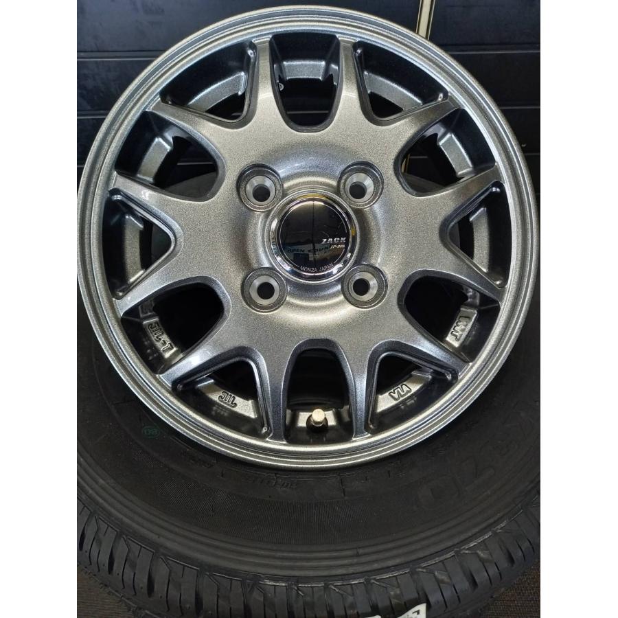 2026年製】ブリヂストン K370 145/80R12 80/78+JP205 4Jx12 +42 4H100
