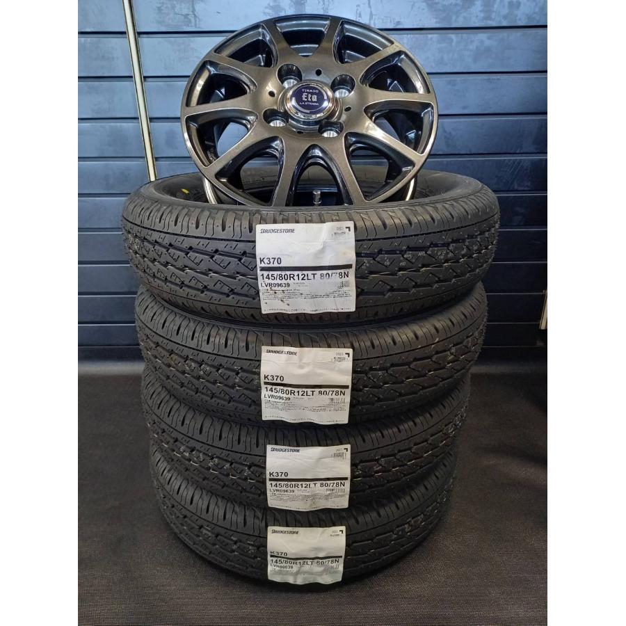 車 ※2026年製 145/80R12 80/78 k370 4本セット