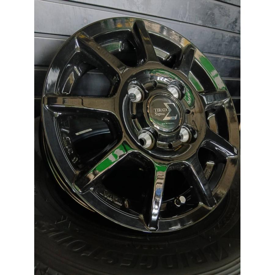 2026年製】ブリヂストン K370 145/80R12 80/78+TIRADO Σ 4Jx12 +42