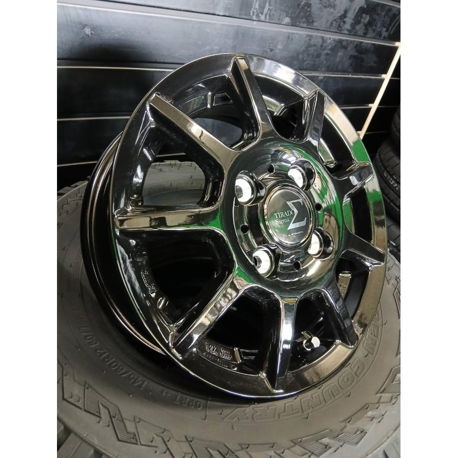 2026年製】TOYO OPEN COUNTRY R/T 145/80R12 80/78N+TIRADO Σ 4Jx12 +