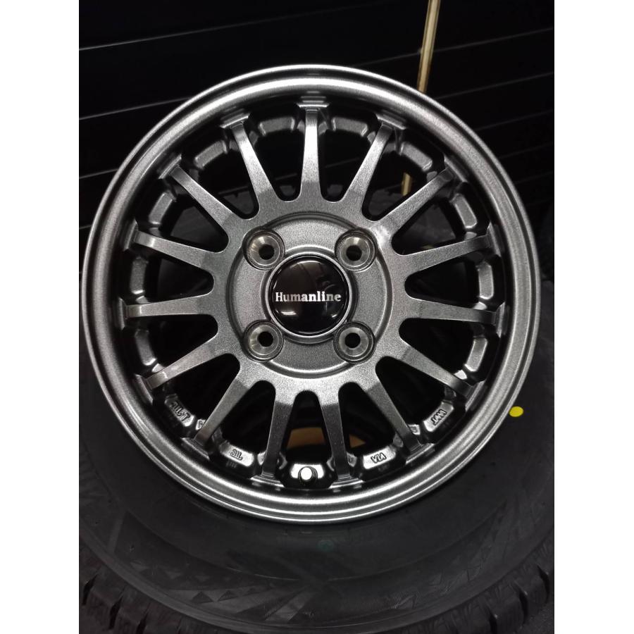 2026年製】ブリヂストン BLIZZAK VRX3 145/80R13+HF-15 4Jx13 +43