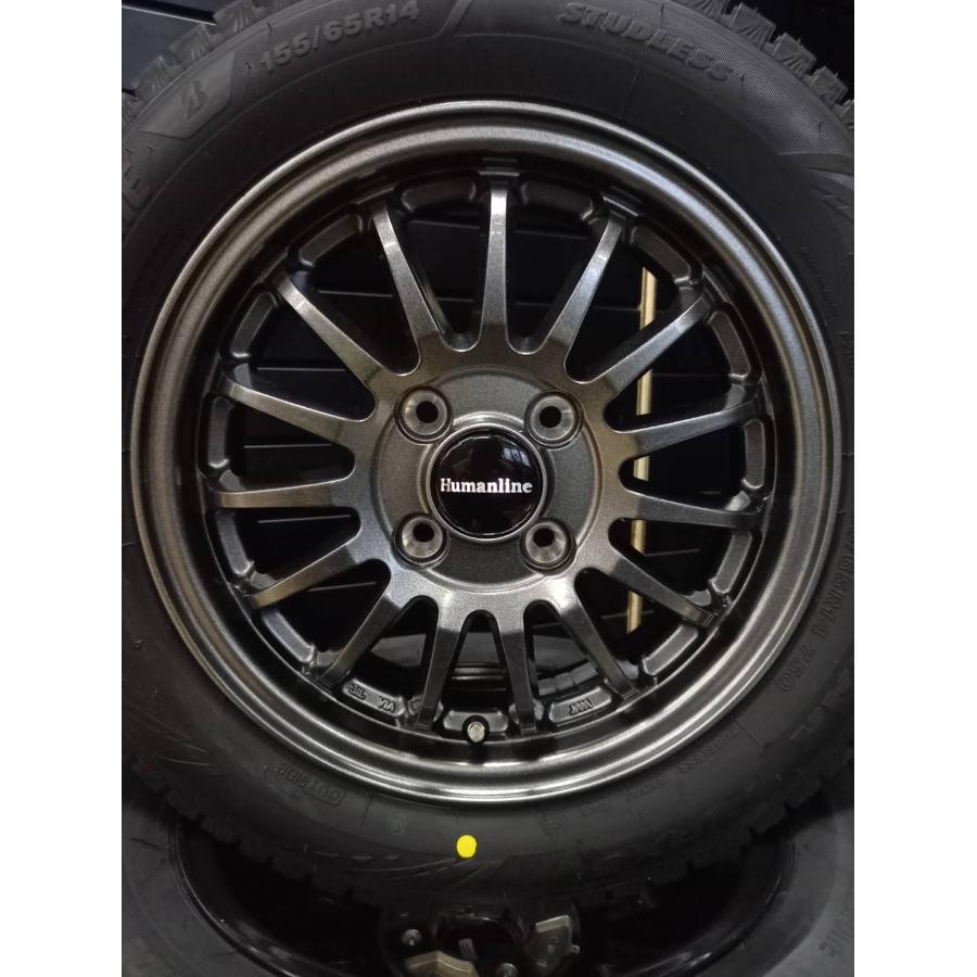 在庫あり【2025年製】ブリヂストン BLIZZAK VRX3 155/65R14+HF-15 4.5