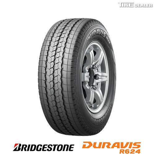 BRIDGESTONE（ブリヂストン） 185R14 8PR DURAVIS R624 バン・小型トラック用 サマータイヤ 並行品 4本セット ...