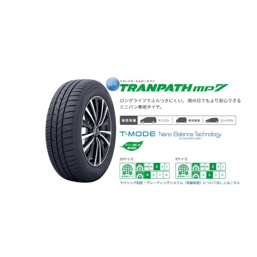 TRANPATH 2026年製 トーヨータイヤ トランパス MP7 185/60R15 84H TOYO 