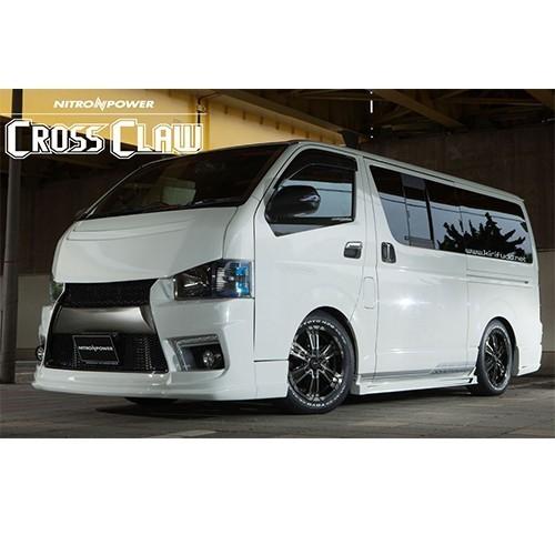 クラブコンシェルジュ② ハイエース　ナイトロパワーホイール　クロスクロウ NITRO POWER CROSS CLAW｜17インチ×6.5〈4枚〉｜ナイトロパワー