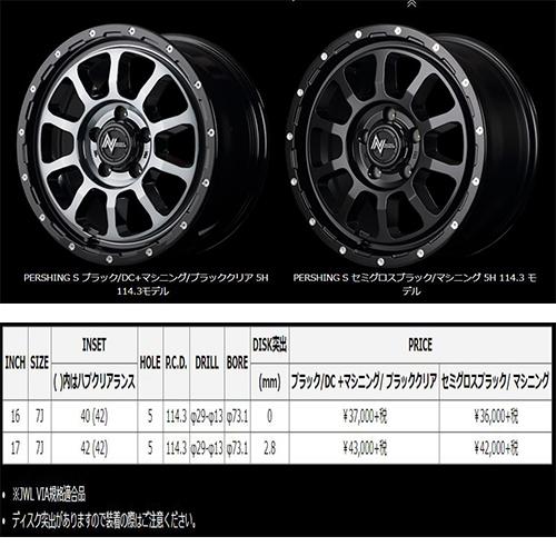 ナイトロパワー M10 PERSHING J 16インチ 5.5J P.C.D:139.7 5穴 インセット：20 セミグロスブラック/マシニング  ホイール4本セット ジムニー JB64｜tiredealer｜07