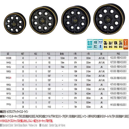 共豊 PPX MIL8 ミルエイト 17インチ 6.5J P.C.D:100 4穴 インセット 