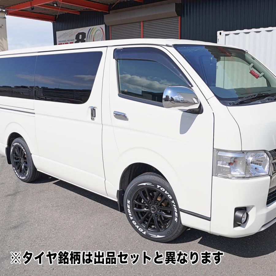 AGILIS ハイエース専用【バンタイヤとマットブラック特注カラー AGILIS ハイエース専用【バンタイヤとマットブラック特注カラー