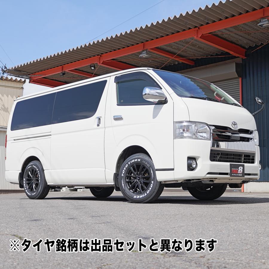 DUELER ハイエース専用【RVタイヤとマットブラック特注カラー
