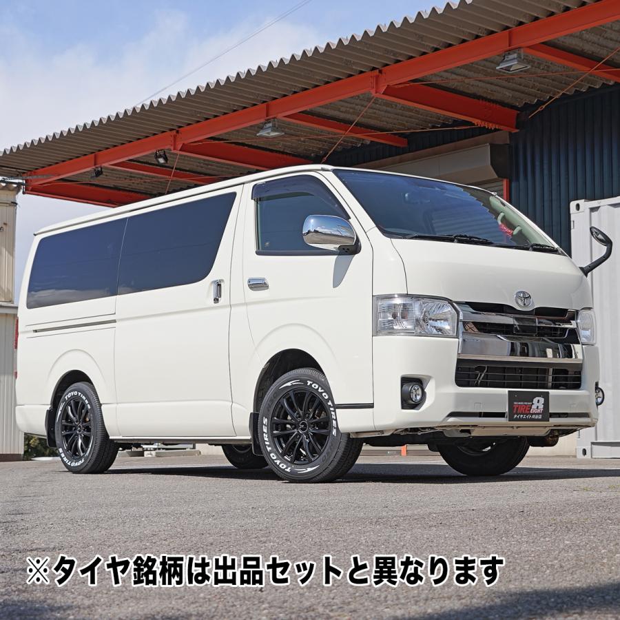 ALLENCOUNTER ハイエース専用【ホワイトレタータイヤとマット