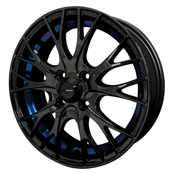 WEDS ホンダS660専用サイズ【(F)15×5.0J+45&(R)16×6.5J+50 4/100】軽量 