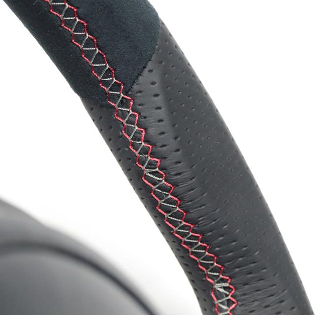 GRエンブレムをセット【GR86(ZN8)/トヨタ86(ZN6後期)/スバルBRZ(ZD8/ZC6後期)】REAL(レアル)製タイヤエイト刈谷特注ステアリング[レザー&ウルトラスエード] |  | 03