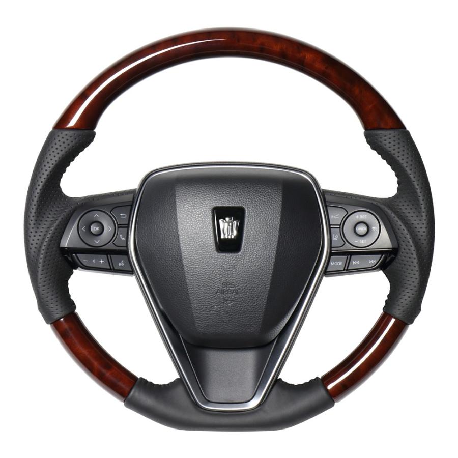 REAL ステアリング TYA-PBW-BK-CRO エアバッグ無し REAL ステアリング TYA-PBW-BK-CRO エアバッグ無し