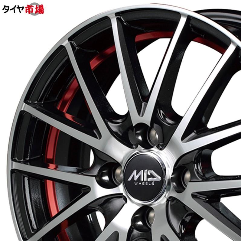 MID シュナイダーRX27 15インチ アルミホイール 4本セット マルカサービス ホイール4本セット M.I.D MID WHEELS RX27 15インチ