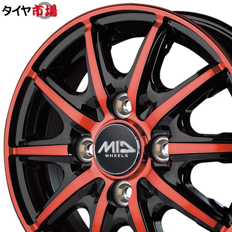 マルカサービス ホイール4本セット MID WHEELS RX10-K 14インチ マルカサービス ホイール4本セット MID WHEELS RX10-K 14インチ