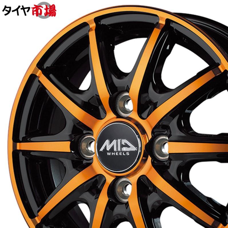 マルカサービス ホイール4本セット MID WHEELS RX10-K 12インチ マルカサービス ホイール4本セット MID WHEELS RX10-K 12インチ