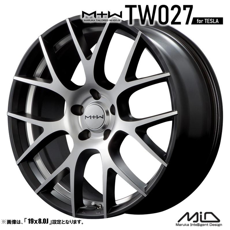 マルカサービス 4本セット M.I.D MTW TW027 19インチ リム幅8.0J マルカサービス 4本セット M.I.D MTW TW027 19インチ リム幅8.0J