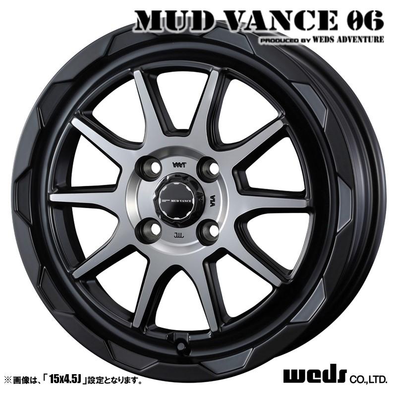 WEDS（ウェッズ） ホイール4本セット MUD VANCE 06 マッドヴァンス 15