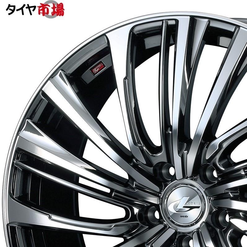 ホイール4本セット Weds ウェッズ LEONIS レオニス FS 17インチ リム幅7.0J インセット+47 5穴 PCD114.3 BMC/MC(ブラックメタルコートミラーカット) 送料無料_4