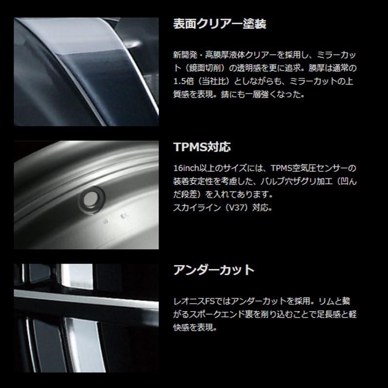 WEDS（ウェッズ） LEONIS レオニス FS 20インチ リム幅8.5J インセット