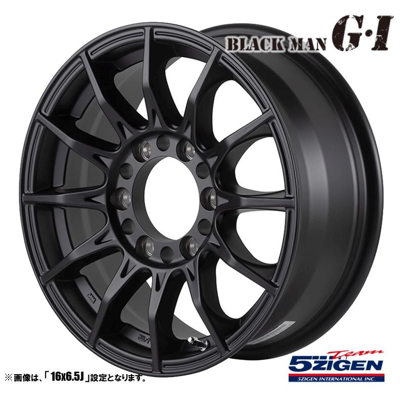ホイール4本セット 5ZIGEN ゴジゲン BLACKMAN G・I ブラックマン