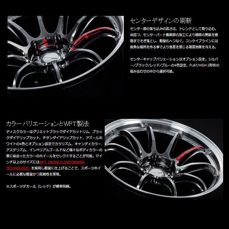 WORK ホイール4本セット ワーク EMOTION エモーション ZR10 18インチ