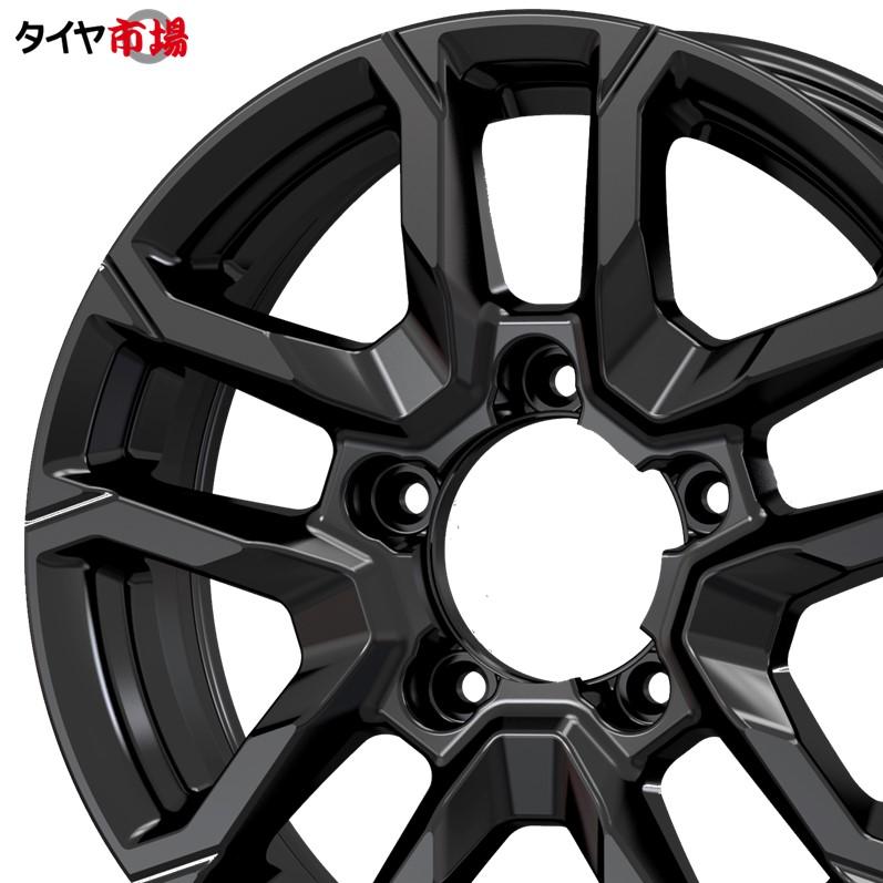 ホイール4本セット KOSEI BAREROCK ベアロック BISON バイソン 16インチ リム幅5.5J インセット+22 5穴 PCD139.7 グロッシーブラック ジムニー｜tireichiba｜02