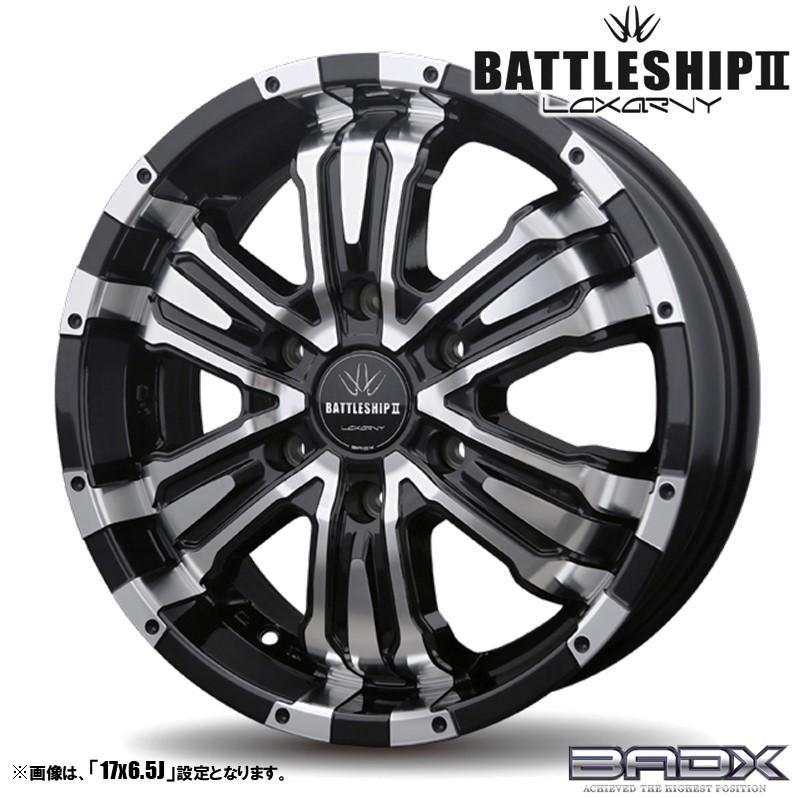 ロクサーニ ホイール4本セット BADX バドックス BATTLESHIP II 2 ロクサーニ ホイール4本セット BADX バドックス BATTLESHIP II 2