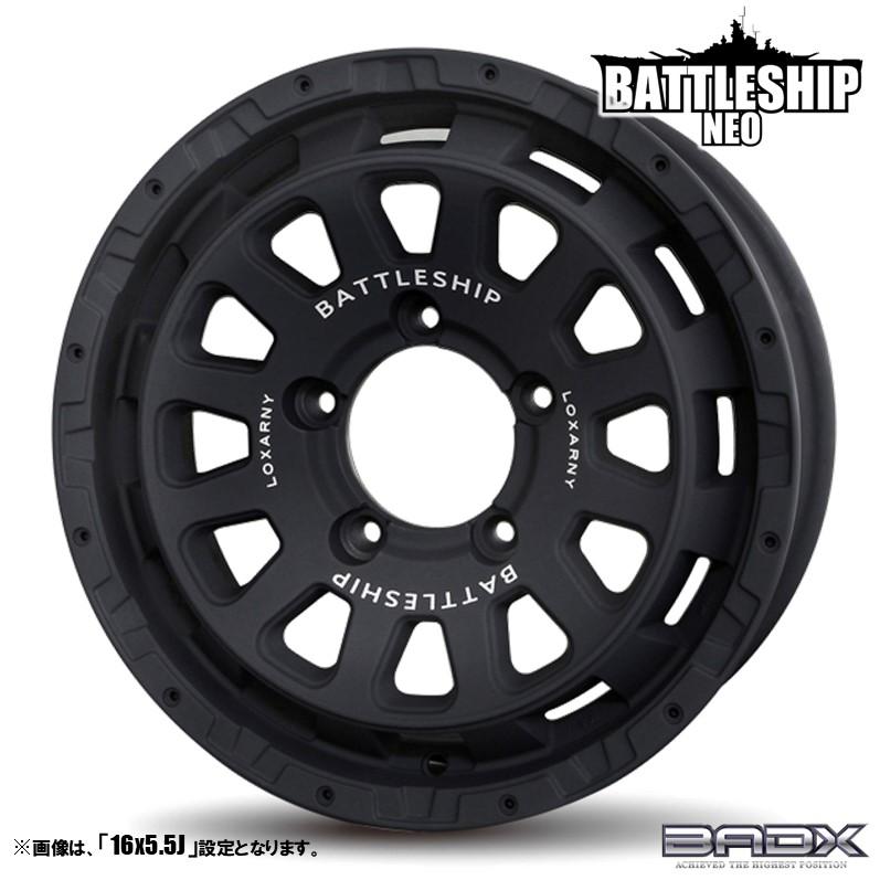ロクサーニ ホイール4本セット BADX バドックス BATTLESHIP NEO バトル