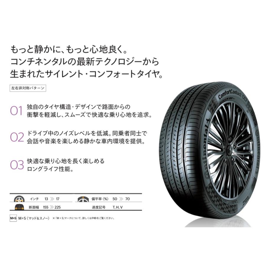 コンチネンタル（CONTINENTAL） 【2026年製】 サマータイヤ 4本セット