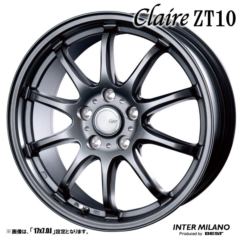 ホイール4本セット CLAIRE クレール ZT10 17インチ リム幅7.0J ホイール4本セット CLAIRE クレール ZT10 17インチ リム幅7.0J