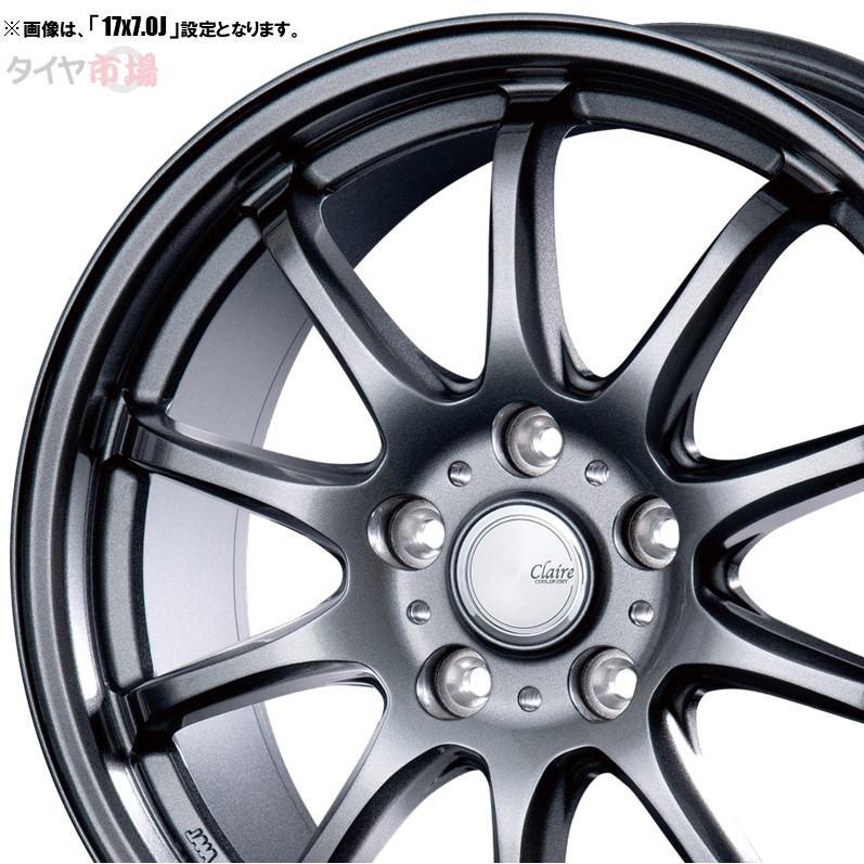 ホイール4本セット CLAIRE クレール ZT10 17インチ リム幅7.0J ホイール4本セット CLAIRE クレール ZT10 17インチ リム幅7.0J