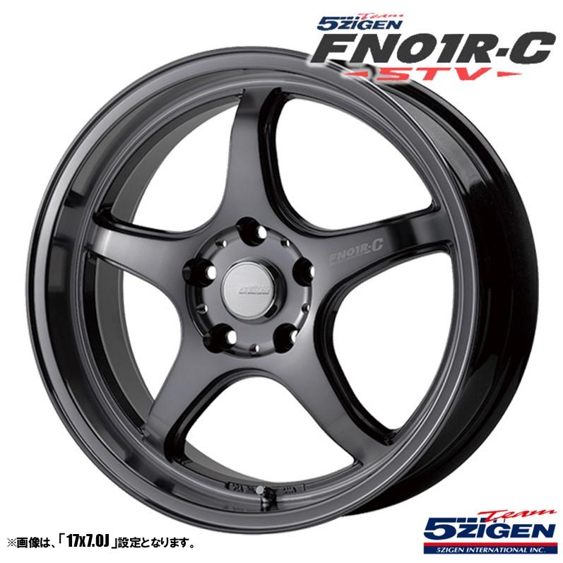 5ZIGEN ホイール4本セット ゴジゲン FN01R-C STV 17インチ リム幅7.0J 