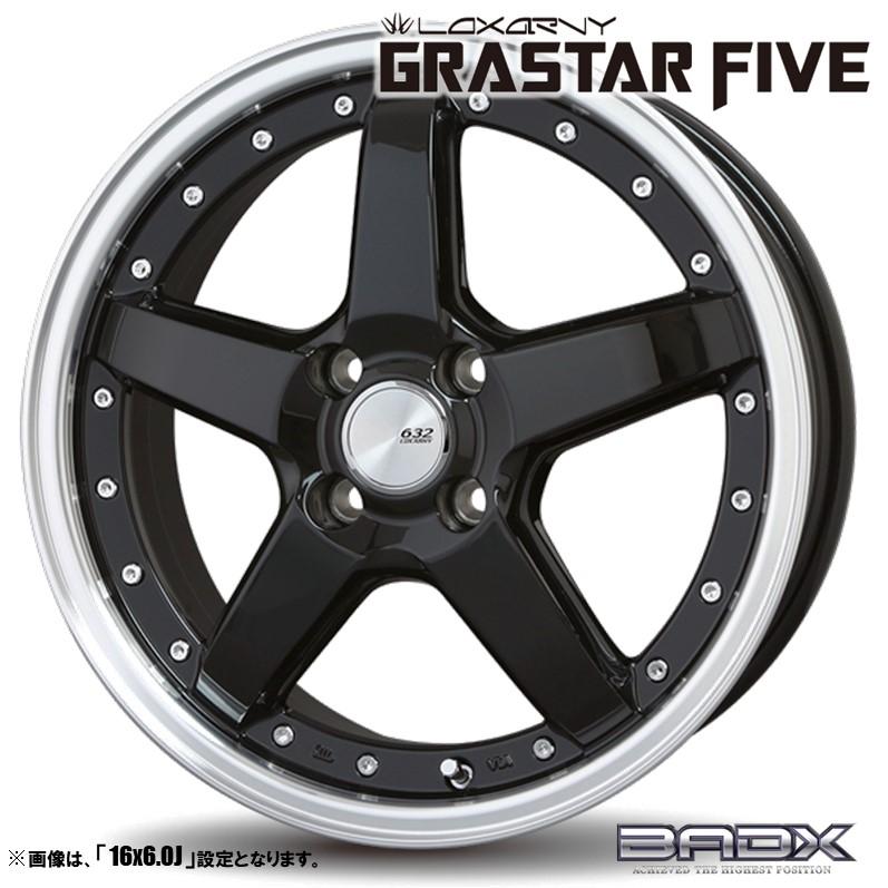 ロクサーニ ホイール4本セット BADX バドックス GRASTAR FIVE ロクサーニ ホイール4本セット BADX バドックス GRASTAR FIVE