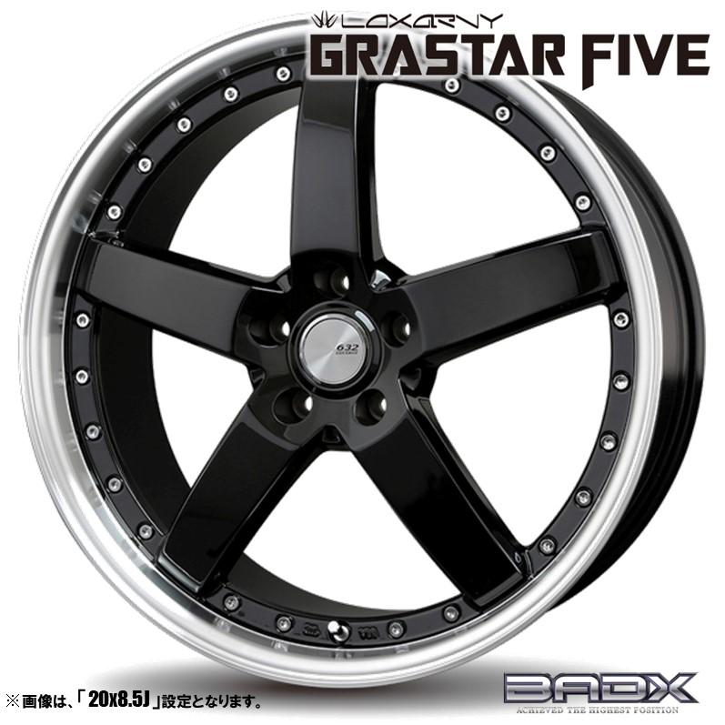 ロクサーニ ホイール4本セット BADX バドックス GRASTAR FIVE 