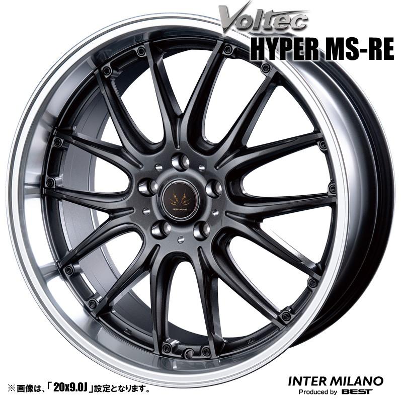 ミュージック reco 4本セット VOLTEC ボルテック HYPER MS-RE 18インチ リム幅7.0J