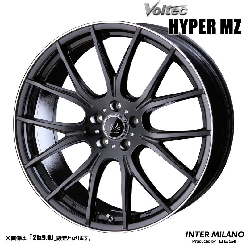 ボルテック 18インチ メッキホイール 4本セット VOLTEC ボルテック HYPER MZ 21インチ リム幅9.0J イン