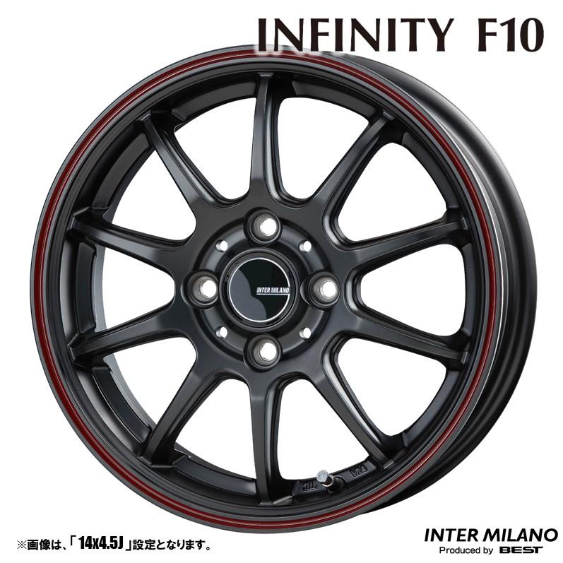 未使用DORFREN IFYNITE 15インチホイール 4H　ブラック4セット INTER MILANO（インターミラノ） 4本セット INFINITY インフィニティ