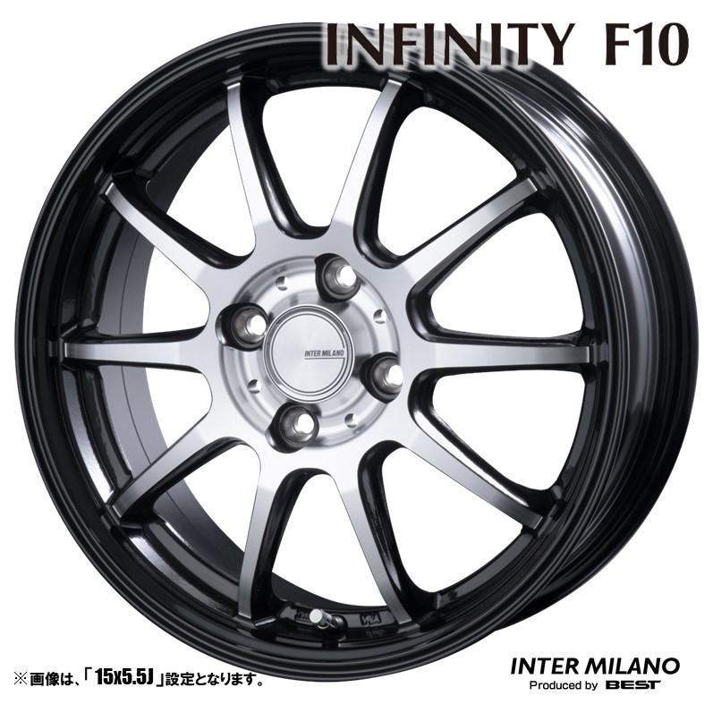 4本セット INFINITY インフィニティ F10 16インチ リム幅6.0J イン 