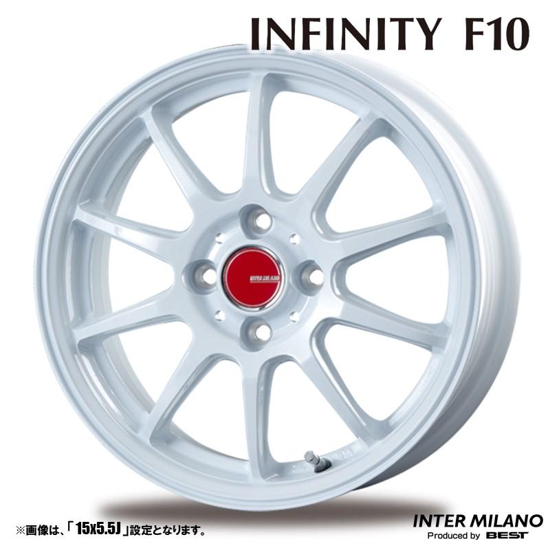 4本セット INFINITY インフィニティ F10 17インチ リム幅7.0J イン