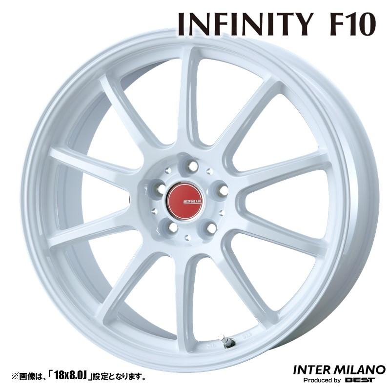 ホイール4本セット INFINITY インフィニティ F10 17インチ リム幅7.0J