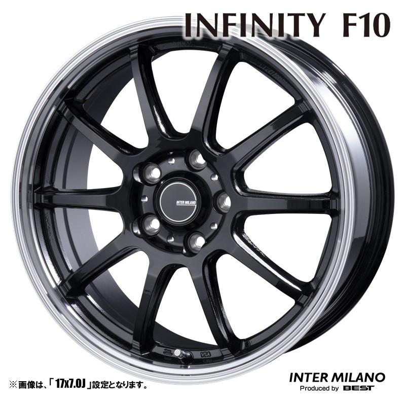 4本セット INFINITY インフィニティ F10 18インチ リム幅8.0J イン