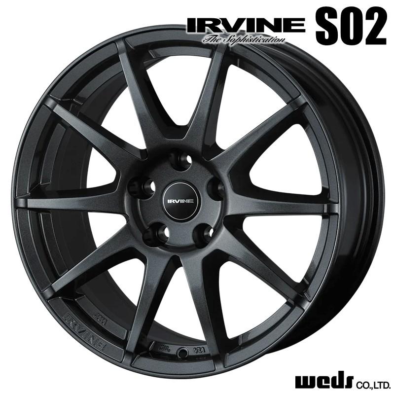 WEDS 4本セット Weds ウェッズ IRVINE S02 16インチ リム幅6.5J イン