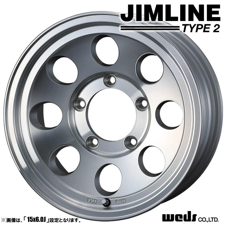 WEDS（ウェッズ） 5本セット JIMLINE ジムライン TYPE2 タイプ2 15