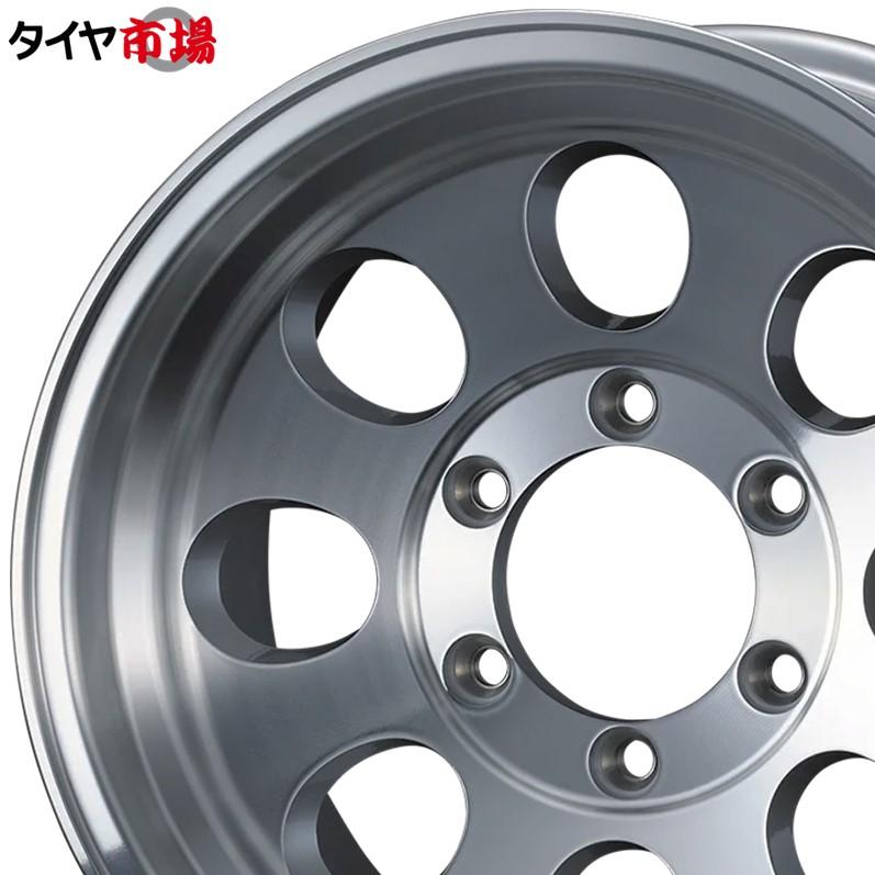 16インチ 8J アルミホイール 4本　ジムラインタイプ2 美品 ホイール CAN JIMLINE TYPE2 ジムライン タイプ2 マットブラック