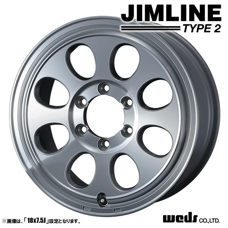WEDS（ウェッズ） 4本セット JIMLINE ジムライン TYPE2 タイプ2 18