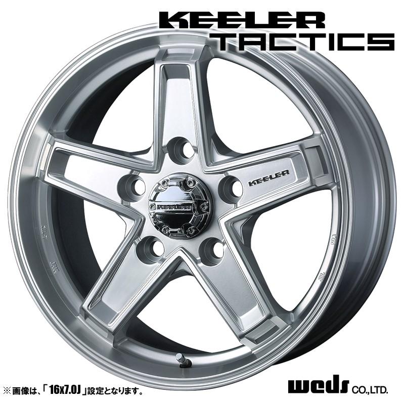 あいあいさん専用②美品！ウェッズ　キーラー18インチ　pcd150 タンドラ等 WEDS（ウェッズ） 4本セット KEELEER TACTICS キーラー タクティクス