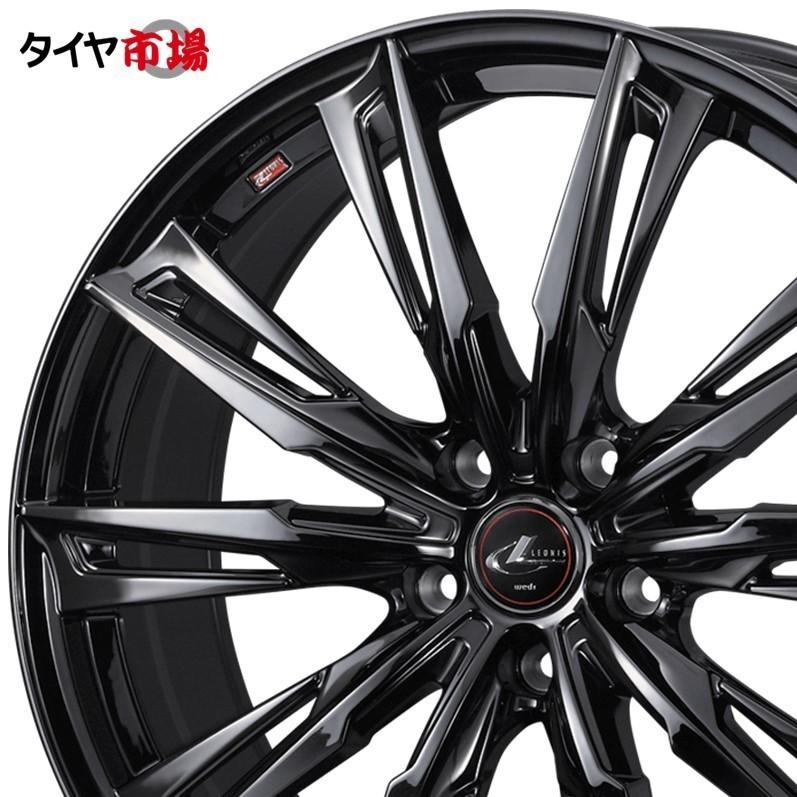 Weds ウェッズ LEONIS レオニス GX インチ リム幅7.0J インセット+ 5穴 PCD.3 HYPER  BMCハイパーブラックメタルコート 送料無料