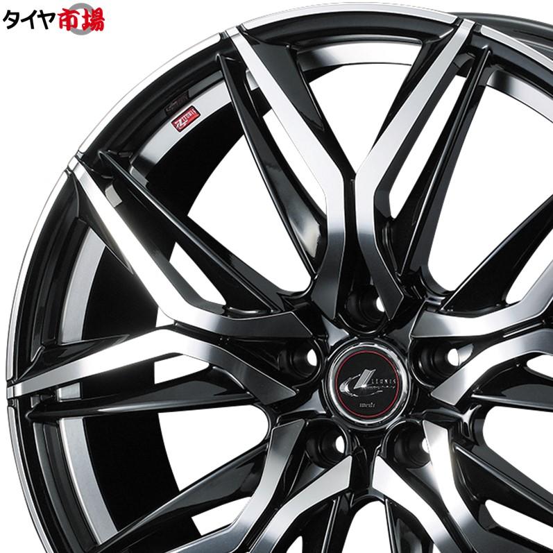 Weds ウェッズ LEONIS レオニス LM 16インチ リム幅6.5J インセット+40 5穴 PCD114.3 パールブラックミラーカット 送料無料 ホイール1本｜tireichiba｜02