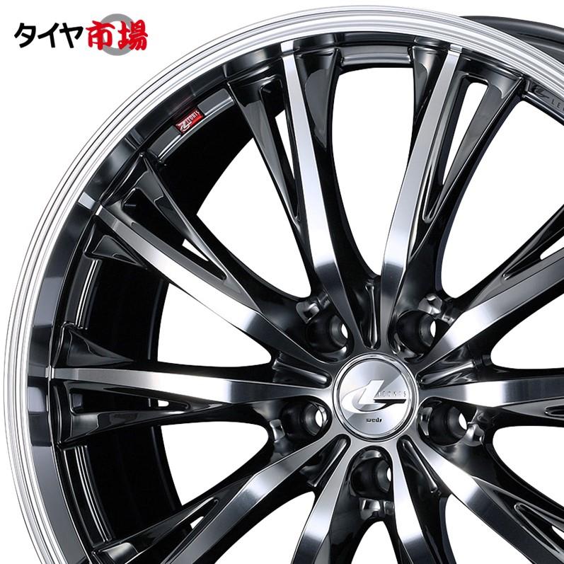 ホイール4本セット Weds ウェッズ LEONIS レオニス RT 19インチ リム幅7.5J インセット+43 5穴 PCD120 BMCMC(ブラックメタルコート/ミラーカット) 送料無料｜tireichiba｜02